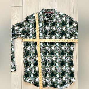 BENITANNI ~ MENS ITALIAN SHIRT ~STYLISH ANIMAL PRINT~SIZE M
